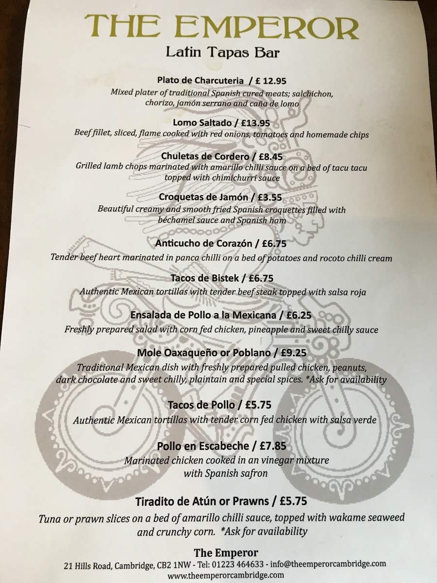 The Emperor Menu - Image 3