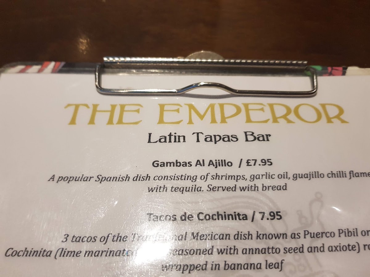 The Emperor Menu - Image 6